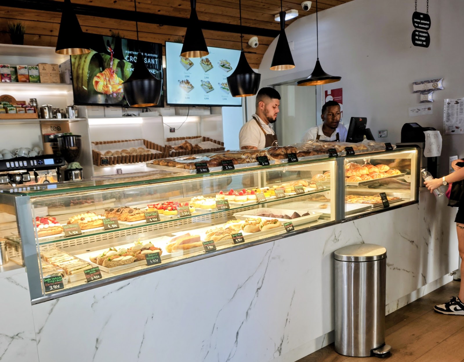 Ambiente da pastelaria